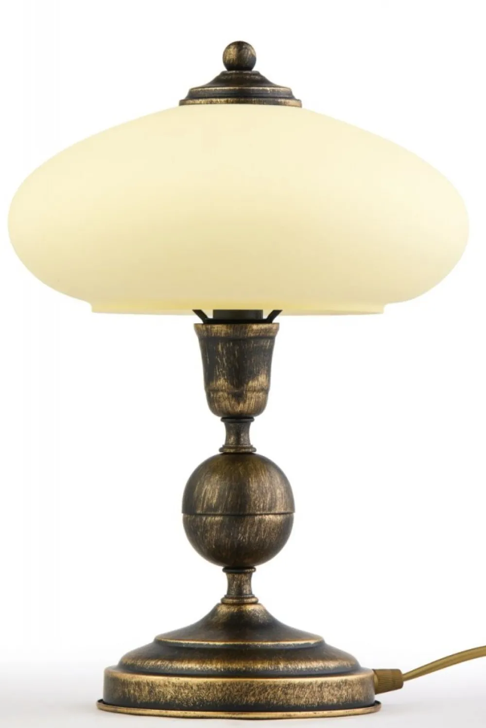 Lampa stołowa BOLERO złoty patynowany 1xE14 * Jupiter Discount