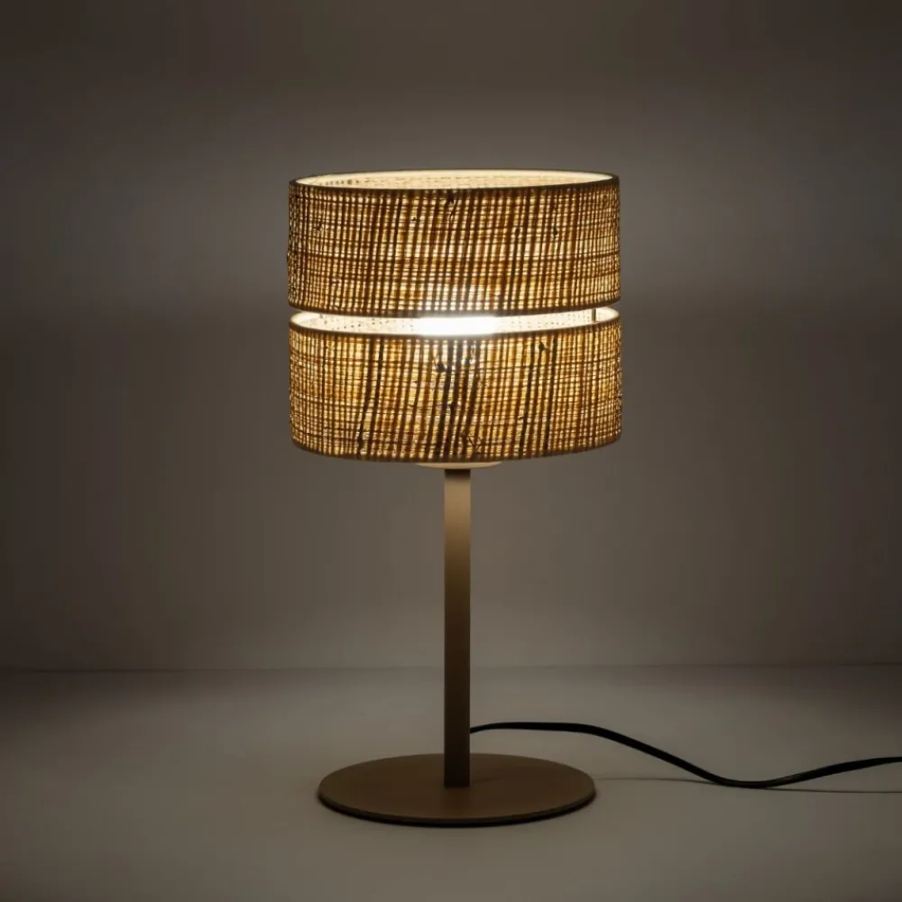 Lampa stołowa CALMA sabia beżowa 1xE27 * TK Lighting