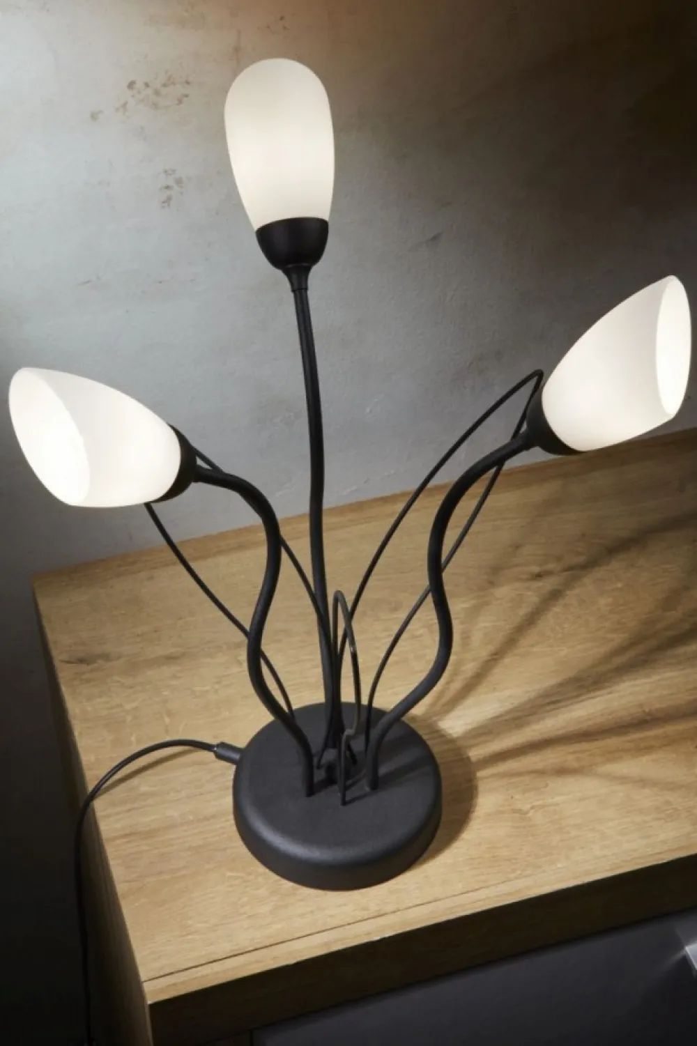 Lampa stołowa GLORIOSA czarny mat 3xG9 * Jupiter Best