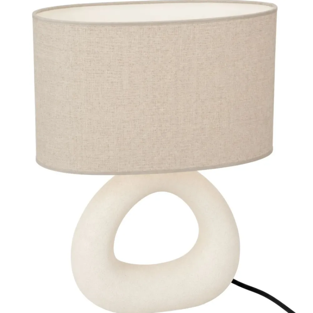 Lampa stołowa kremowa h33,5 cm * Hot