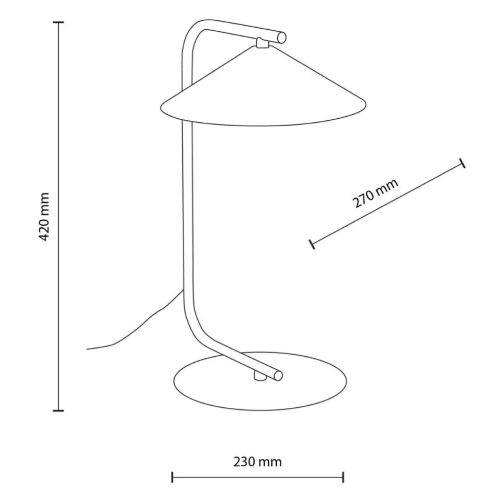 Lampa stołowa LUME NEW brązowa 1xGX53 * TK Lighting Online