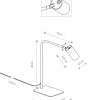 Lampa stołowa MONO biała GU10 * Nowodvorski Best