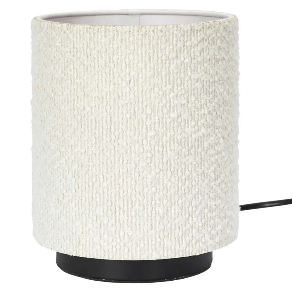 Lampa stołowa MOONA boucle krem 25 cm * HowHomely Hot