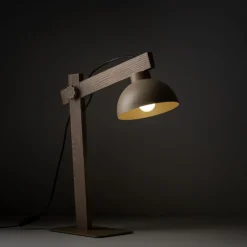 Lampa stołowa OSLO sabia beżowa 1xE27 * TK Lighting New