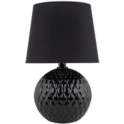 Lampa stołowa SANTANA czarna 1xE27 * TK Lighting Discount