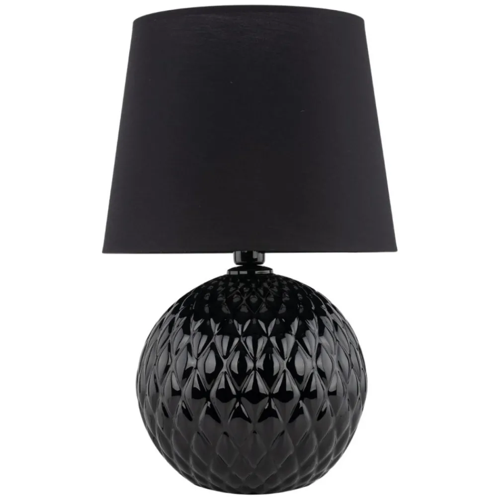Lampa stołowa SANTANA czarna 1xE27 * TK Lighting Discount
