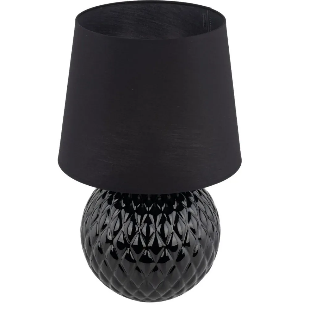 Lampa stołowa SANTANA czarna 1xE27 * TK Lighting Discount