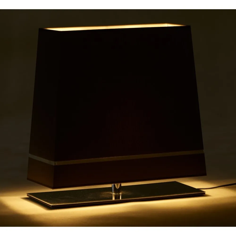 Lampa Stołowa VOLANS Czarny Złoty Abażur 1xE27 50x52cm * Eko-light Clearance