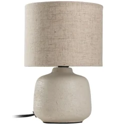Lampa stołowa z abażurem beżowa 21,5 cm * H&S Decoration Discount