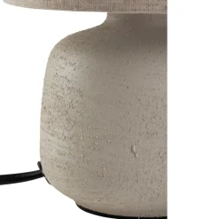 Lampa stołowa z abażurem beżowa 21,5 cm * H&S Decoration Discount