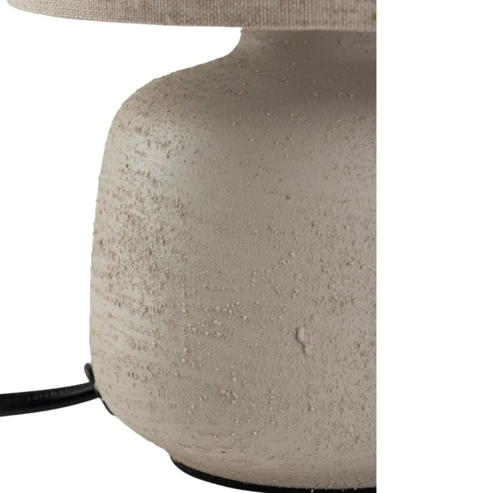 Lampa stołowa z abażurem beżowa 21,5 cm * H&S Decoration Discount