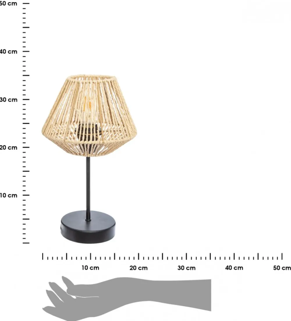 Lampa stołowa z naturalnym abażurem Jily * Atmosphera Clearance