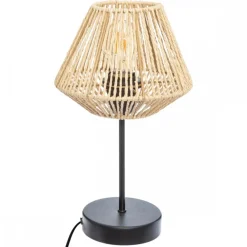 Lampa stołowa z naturalnym abażurem Jily * Atmosphera Clearance