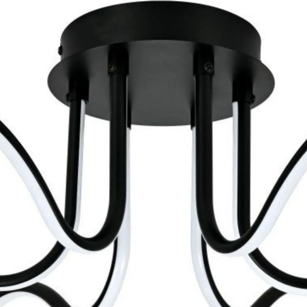 Lampa sufitowa ALEXO czarna 1xLED 29W * TK Lighting