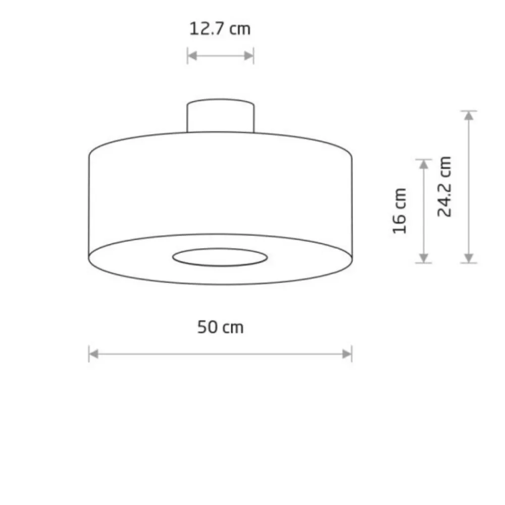 Lampa sufitowa AMARELA M czarny melanż 1xE27 * Nowodvorski