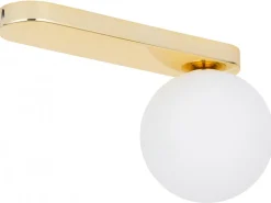 Lampa Sufitowa BIANCA Złoty Szklany Klosz 1xG9 * TK Lighting Online