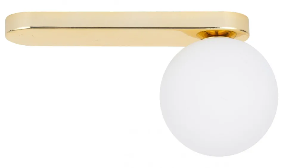 Lampa Sufitowa BIANCA Złoty Szklany Klosz 1xG9 * TK Lighting Online