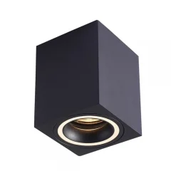 Lampa Sufitowa BIMA RING Czarmy 1xGU10 8cm * Eko-light Hot