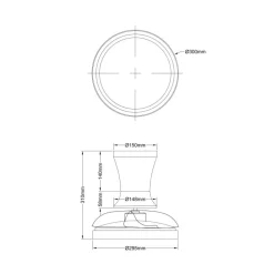 Lampa sufitowa BREEZE czarna 1xLED z wiatrakiem i pilotem * TK Lighting