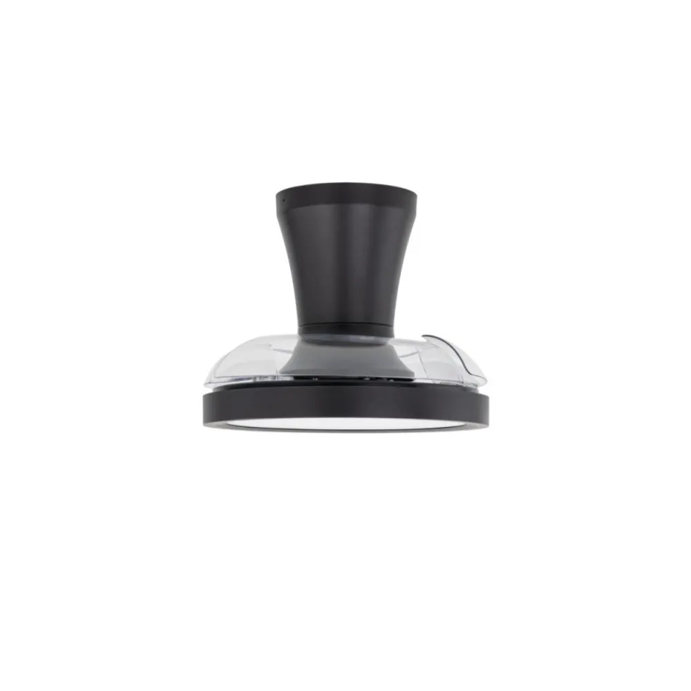 Lampa sufitowa BREEZE czarna 1xLED z wiatrakiem i pilotem * TK Lighting