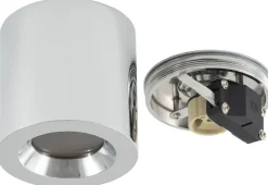 Lampa Sufitowa CEARA Srebrny 1xGU10 IP44 * Nowodvorski Discount