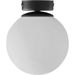 Lampa Sufitowa CELESTE Czarny Szklany Klosz 1xE27 * TK Lighting Sale