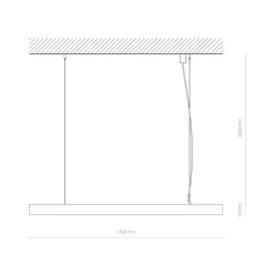 Lampa Sufitowa CL OFFICE Czarny 40W 3000K 151cm * Nowodvorski Outlet