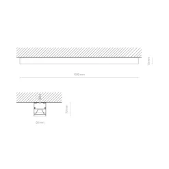 Lampa Sufitowa CL OFFICE Czarny 40W 3000K 151cm * Nowodvorski Outlet