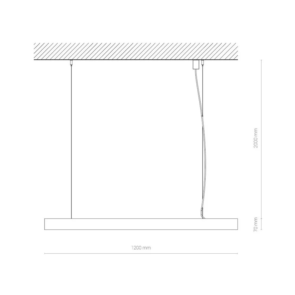 Lampa Sufitowa CL OFFICE Czarny 31W 4000K 121cm * Nowodvorski Outlet
