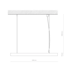 Lampa Sufitowa CL OFFICE Czarny 31W 3000K 121cm * Nowodvorski Sale