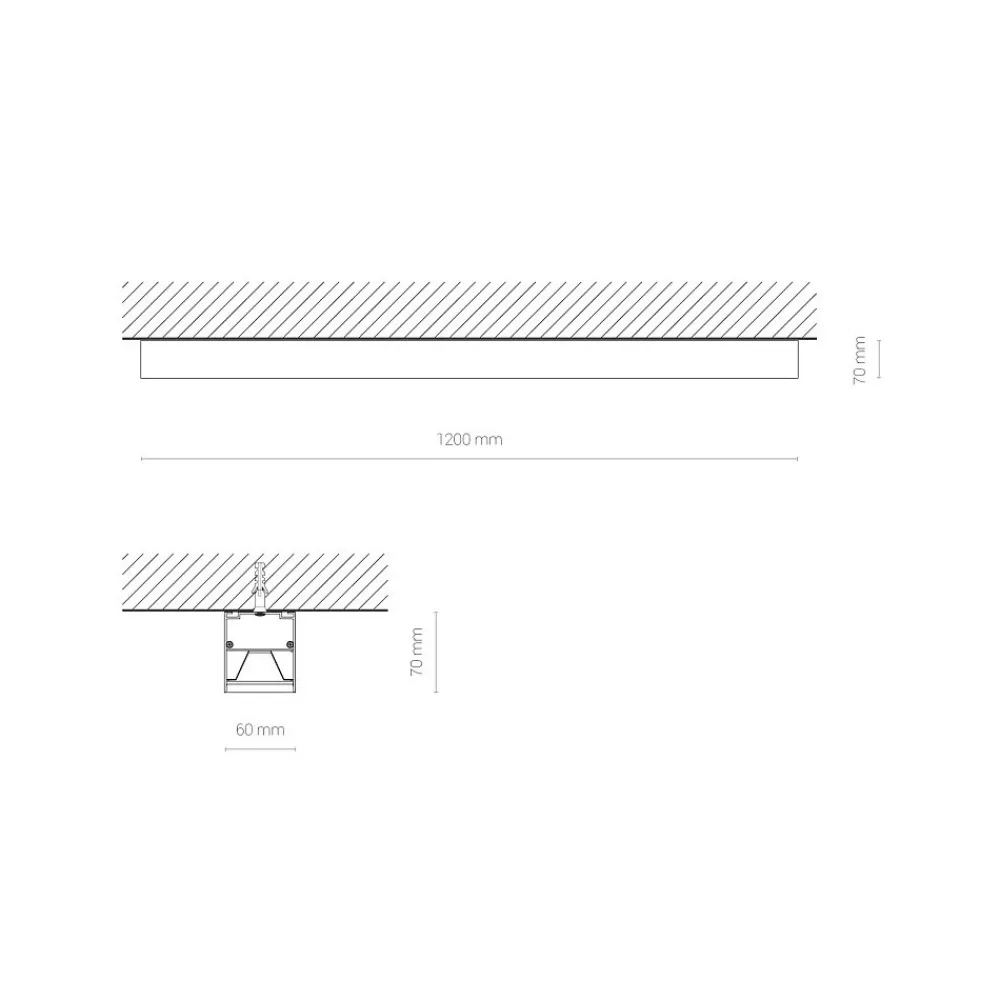 Lampa Sufitowa CL OFFICE Czarny 31W 3000K 121cm * Nowodvorski Sale
