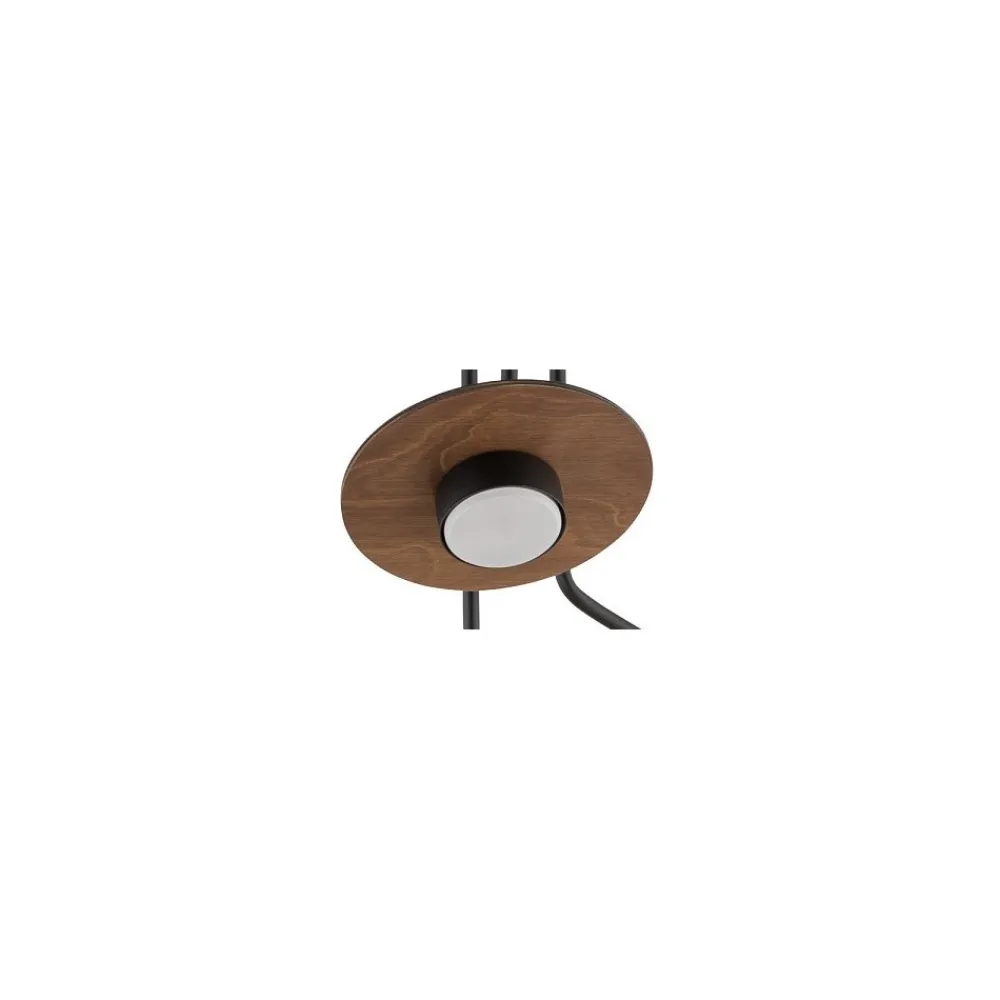 Lampa Sufitowa DISK Czarny Brązowy 3xXG53 * Nowodvorski Online