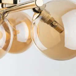 Lampa Sufitowa ESTERA Złoty Szklane Klosze 4xG9 * TK Lighting Outlet