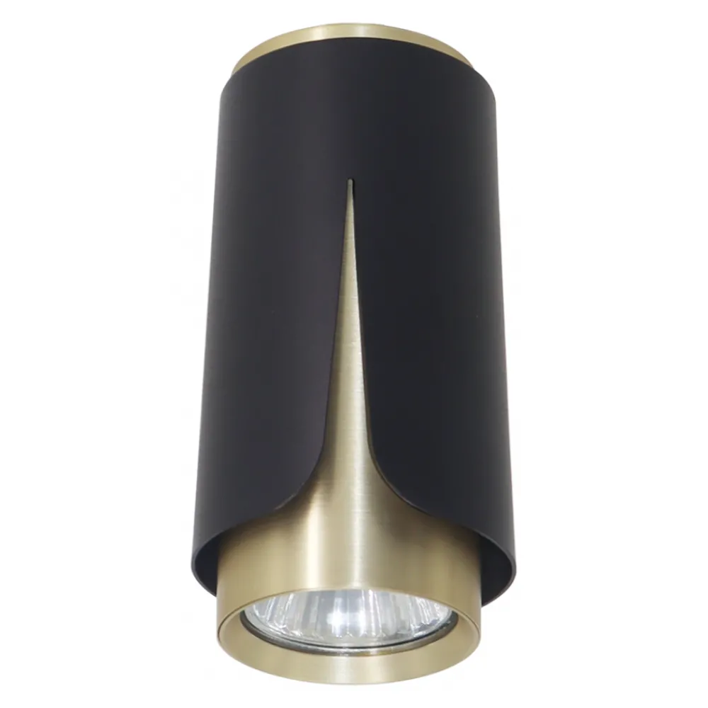 Lampa Sufitowa FLOWER Czarny Złoty 1xGU10 * Eko-light Hot