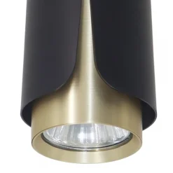 Lampa Sufitowa FLOWER Czarny Złoty 1xGU10 * Eko-light Hot