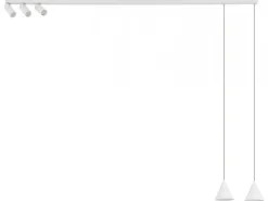Lampa sufitowa FOURTY biała 5xGU10 * Nowodvorski Best