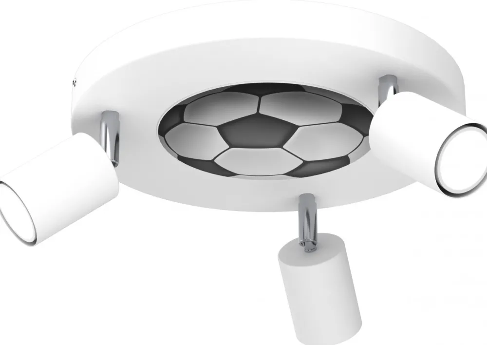 Lampa Sufitowa FUN Biały 3xGU10 Piłka * Luminex Hot