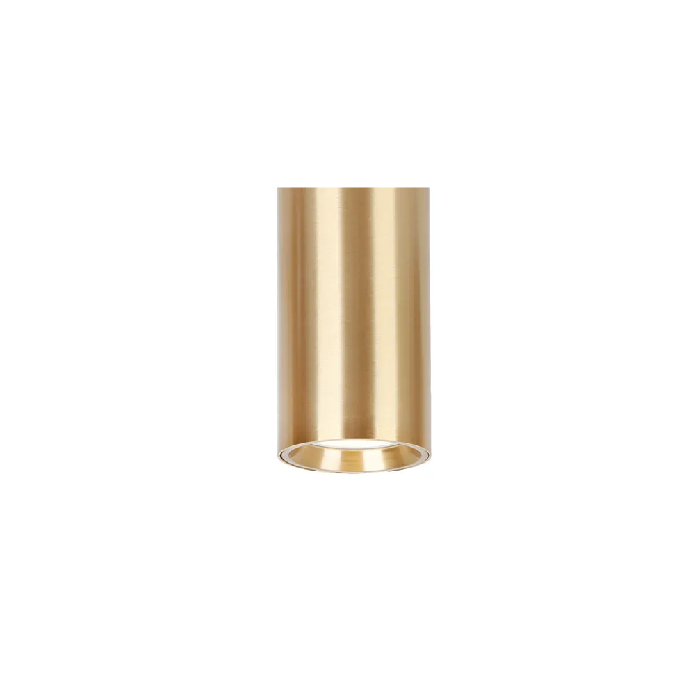 Lampa Sufitowa GENESIS Tuba Złoty 1xGU10 6,3x30cm * Eko-light Outlet