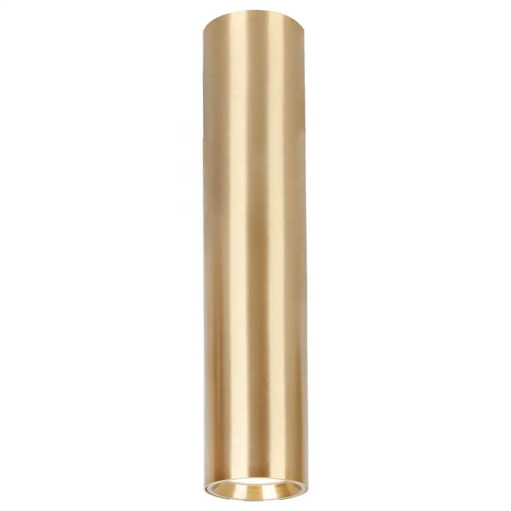 Lampa Sufitowa GENESIS Tuba Złoty 1xGU10 6,3x30cm * Eko-light Outlet
