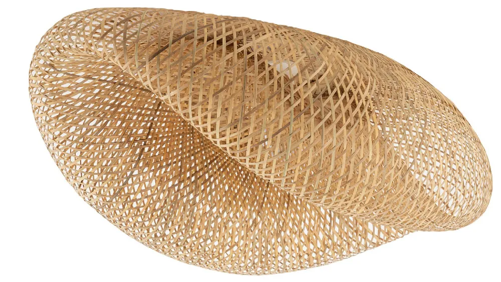 Lampa Sufitowa HAVANA Biały Brązowy Abażur 1xE27 80cm * Nowodvorski Online