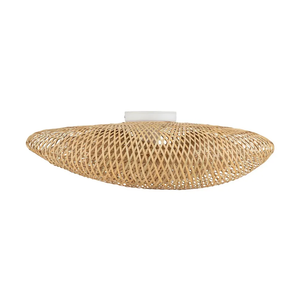 Lampa Sufitowa HAVANA Biały Brązowy Abażur 1xE27 60cm * Nowodvorski