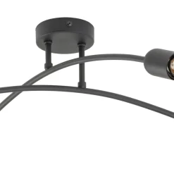 Lampa Sufitowa HELIX Czarny Loft 4xE27 * TK Lighting