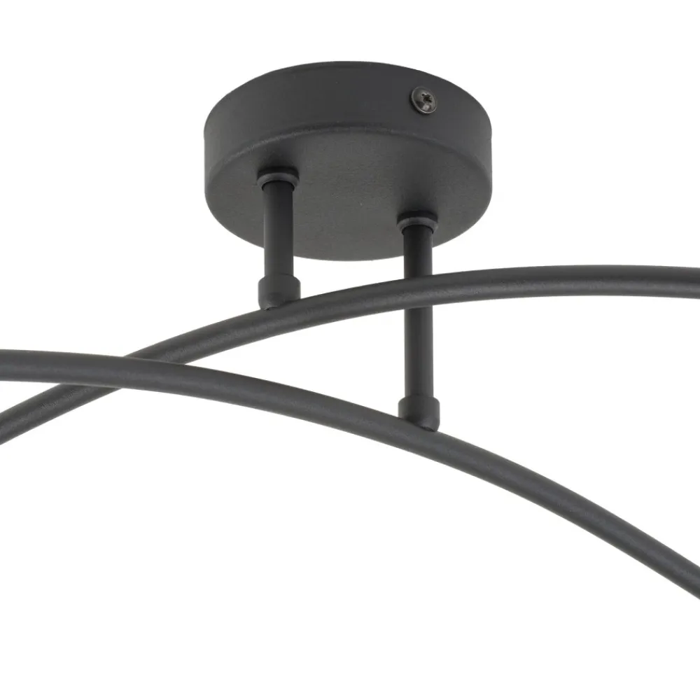 Lampa Sufitowa HELIX Czarny Loft 4xE27 * TK Lighting