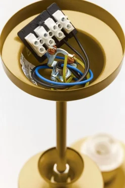 Lampa sufitowa KASZMIR złota granatowy abażur 3xE27 * Jupiter New
