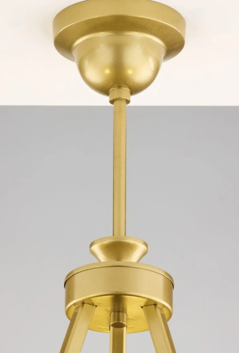 Lampa sufitowa KASZMIR złota granatowy abażur 3xE27 * Jupiter New