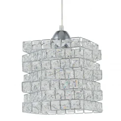 Lampa sufitowa kryształowy klosz Crystal IV 1xE27 * HowHomely Best