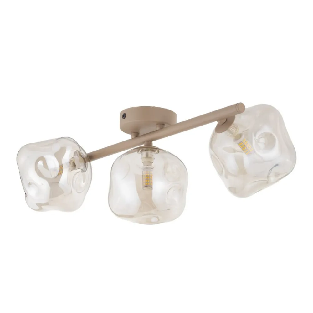 Lampa sufitowa LAVA sabia beżowa 3xG9 * TK Lighting New