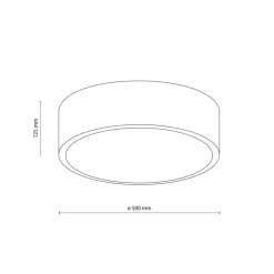 Lampa sufitowa LIVO L biała 4xE27 IP54 * TK Lighting
