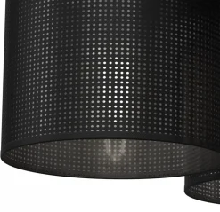 Lampa Sufitowa LOFT SHADE Czarny Klosz z Tworzywa 3xE27 * Luminex Outlet