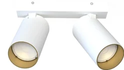 Lampa sufitowa MONO biały/złoty 2xGU10 * Nowodvorski